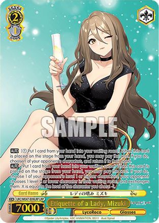 Etiquette of a Lady, Mizuki (LRP) (LRC-WE47-E09LRP LRP) - Lycoris Recoil Premium Booster