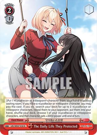 The Daily Life They Protected (LRC-WE47-E30 N) - Lycoris Recoil Premium Booster