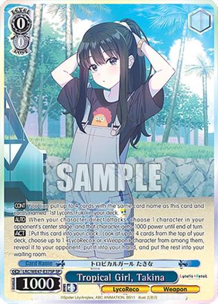 Tropical Girl, Takina (SP) (LRC-WE47-E37SP SP) - Lycoris Recoil Premium Booster