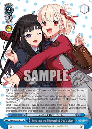 Peek Into the Mismatched Duo's Lives (LRC-WE47-E52 N) - Lycoris Recoil Premium Booster