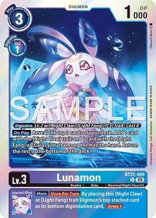 Lunamon (BT22-069) - Cyber Eden Foil