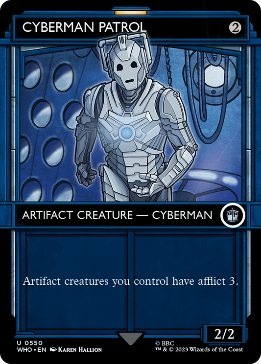 Cyberman Patrol (WHO-550) - Doctor Who: (Showcase) (Borderless)
