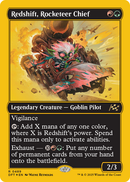 Redshift, Rocketeer Chief (First-Place Foil) (DFT-489) - Aetherdrift Foil