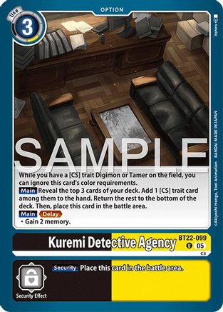 Kuremi Detective Agency (BT22-099) - Cyber Eden