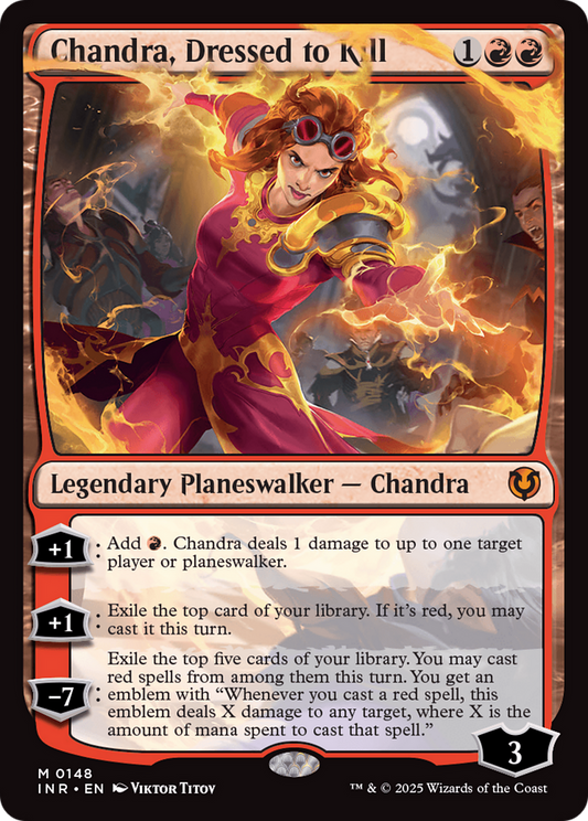 Chandra, Dressed to Kill (-148) - Innistrad Remastered Foil