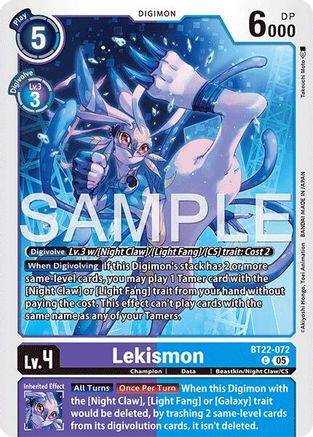 Lekismon (BT22-072) - Cyber Eden