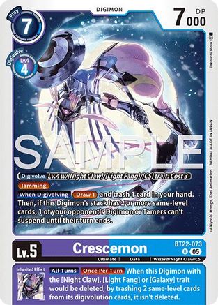 Crescemon (BT22-073) - Cyber Eden