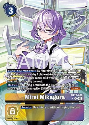 Mirei Mikagura (Alternate Art) (BT22-089) - Cyber Eden Foil