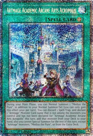 Artmage Academic Arcane Arts Acropolis (Starlight Rare) (DUAD-EN054) - Duelist's Advance 1st Edition