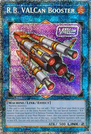 R.B. VALCan Booster (Starlight Rare) (DUAD-EN093) - Duelist's Advance 1st Edition