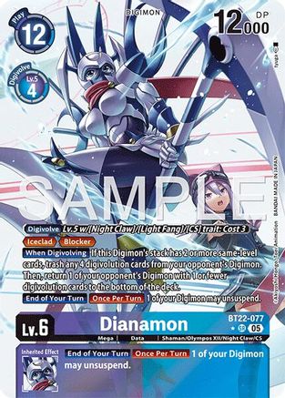 Dianamon (Alternate Art) (BT22-077) - Cyber Eden Foil