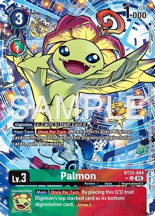 Palmon (Box Topper) (BT22-044) - Cyber Eden Foil