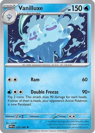 Vanilluxe 29 - SV White Flare Reverse Holofoil