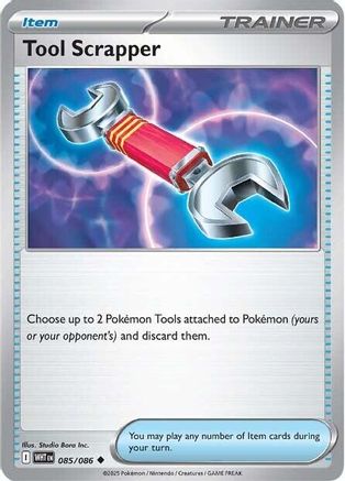 Tool Scrapper 85 - SV White Flare Reverse Holofoil