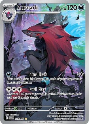 Zoroark - 143/086 143 - SV White Flare Holofoil