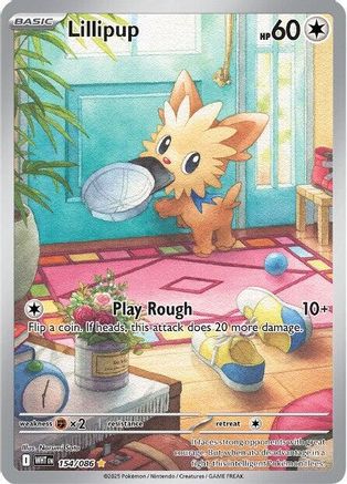 Lillipup - 154/086 154 - SV White Flare Holofoil