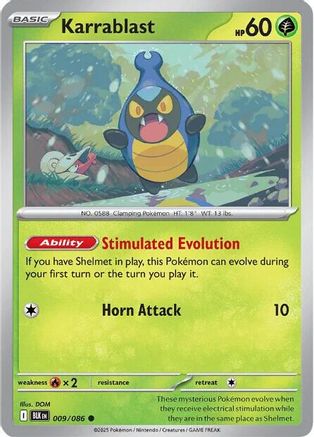 Karrablast 9 - SV Black Bolt Reverse Holofoil