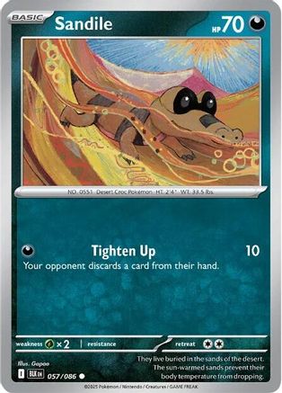 Sandile 57 - SV Black Bolt Reverse Holofoil