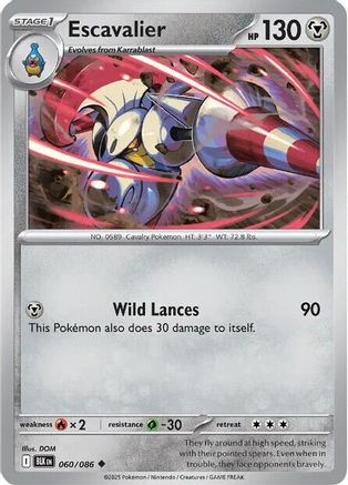 Escavalier 60 - SV Black Bolt