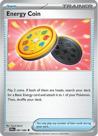 Energy Coin 81 - SV Black Bolt Reverse Holofoil