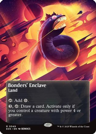 Bonders' Enclave (0046) (Borderless) (EOS-049) - Edge of Eternities: Stellar Sights Foil