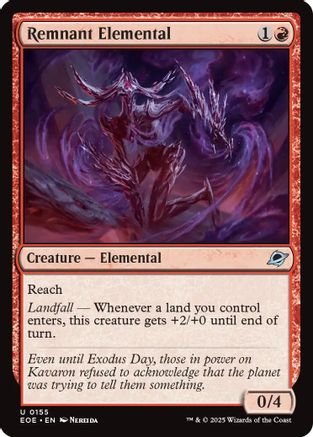 Remnant Elemental (EOE-155) - Edge of Eternities Foil