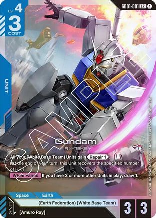 Gundam (GD01-001) GD01-001/undefined - Newtype Rising Holofoil