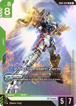 Wing Gundam Zero GD01-024/undefined - Newtype Rising Holofoil