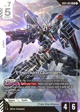 Freedom Gundam GD01-065/undefined - Newtype Rising Holofoil