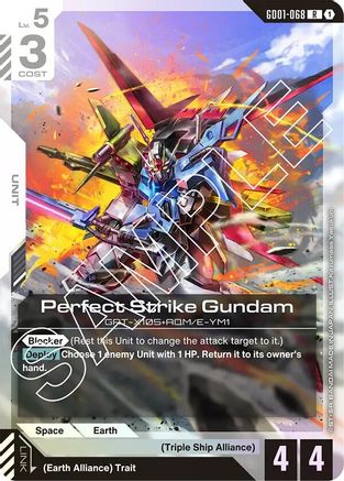 Perfect Strike Gundam GD01-068/undefined - Newtype Rising Holofoil