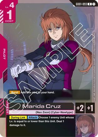 Marida Cruz GD01-093/undefined - Newtype Rising Holofoil