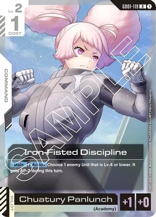 Iron-Fisted Discipline GD01-119/undefined - Newtype Rising Holofoil