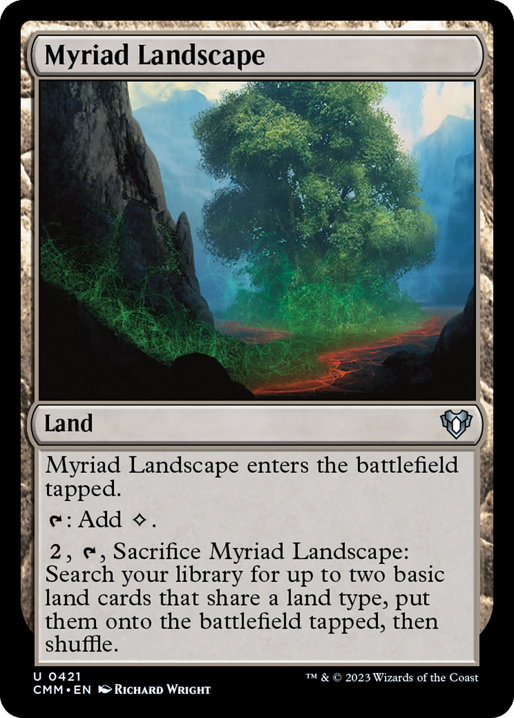 Myriad Landscape (CMM-421) - Commander Masters Foil