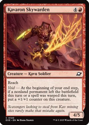 Kavaron Skywarden (EOE-140) - Edge of Eternities Foil
