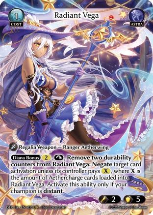 Radiant Vega (035) - Distorted Reflections Foil