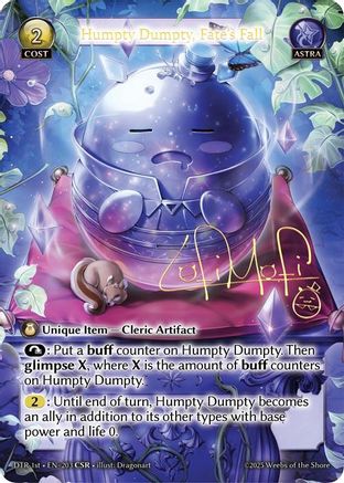 Humpty Dumpty, Fate's Fall (CSR) (203) - Distorted Reflections Foil