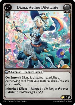 Diana, Aether Dilettante (008) - Distorted Reflections