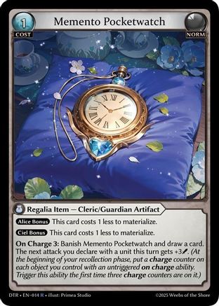 Memento Pocketwatch (014) - Distorted Reflections Foil
