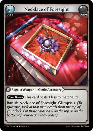 Necklace of Foresight (015) - Distorted Reflections