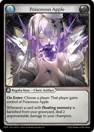 Poisonous Apple (018) - Distorted Reflections Foil