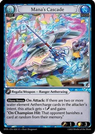 Mana's Cascade (028) - Distorted Reflections Foil
