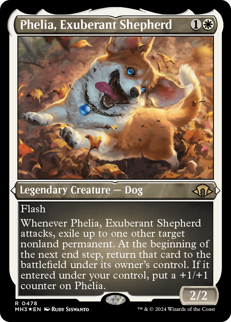 Phelia, Exuberant Shepherd (MH3-478) - Modern Horizons 3 Etched Foil