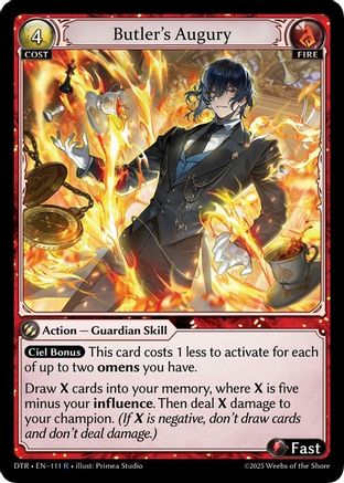 Butler's Augury (111) - Distorted Reflections Foil