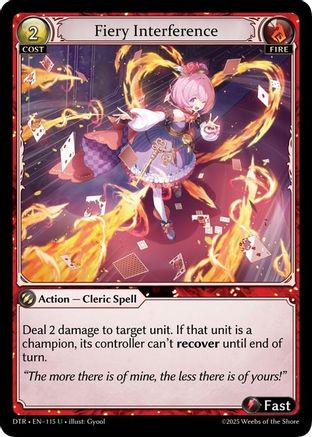 Fiery Interference (115) - Distorted Reflections Foil
