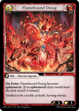 Flamebound Draug (117) - Distorted Reflections Foil