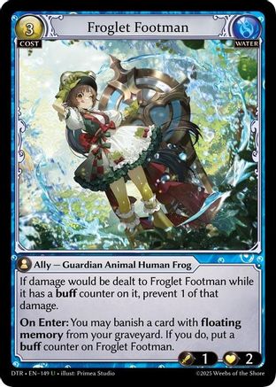 Froglet Footman (149) - Distorted Reflections Foil