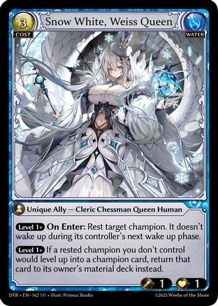 Snow White, Weiss Queen (162) - Distorted Reflections Foil
