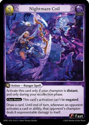 Nightmare Coil (216) - Distorted Reflections Foil