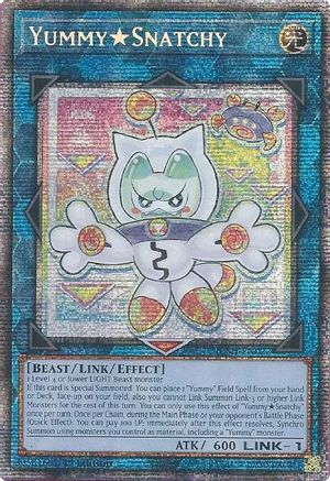 YummySnatchy (Starlight Rare) (JUSH-EN022) - Justice Hunters 1st Edition