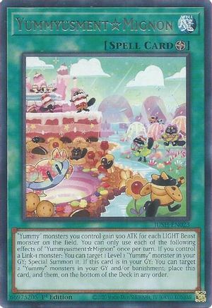 YummyusmentMignon (JUSH-EN023) - Justice Hunters 1st Edition